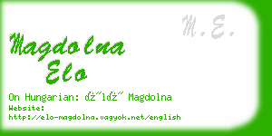 magdolna elo business card